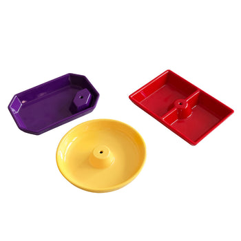 Nora Fleming Melamine: Pinstripe Dainty Dishes - Brights